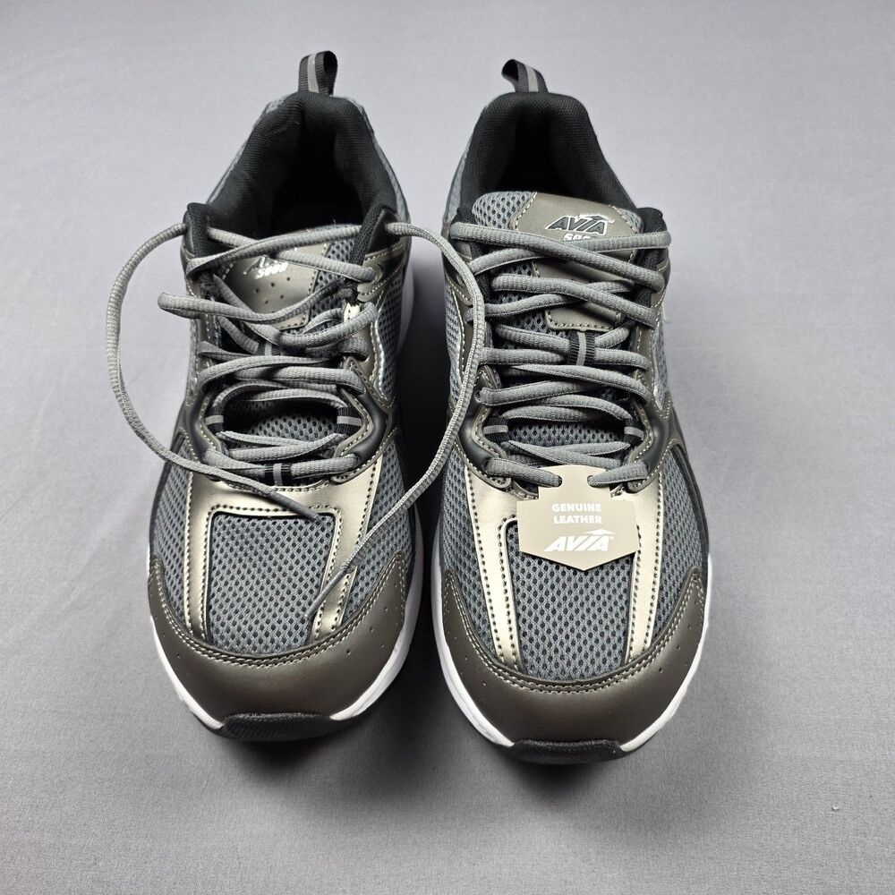 Avia 5000 Men's Sneakers Tennis Shoes Size 12 (US) Gray Metallic Brown Color